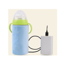 Portable Travel USB Heated Baby Infant Mag Storage Milk Feeding Bottle Warmer Heater Bag Cover